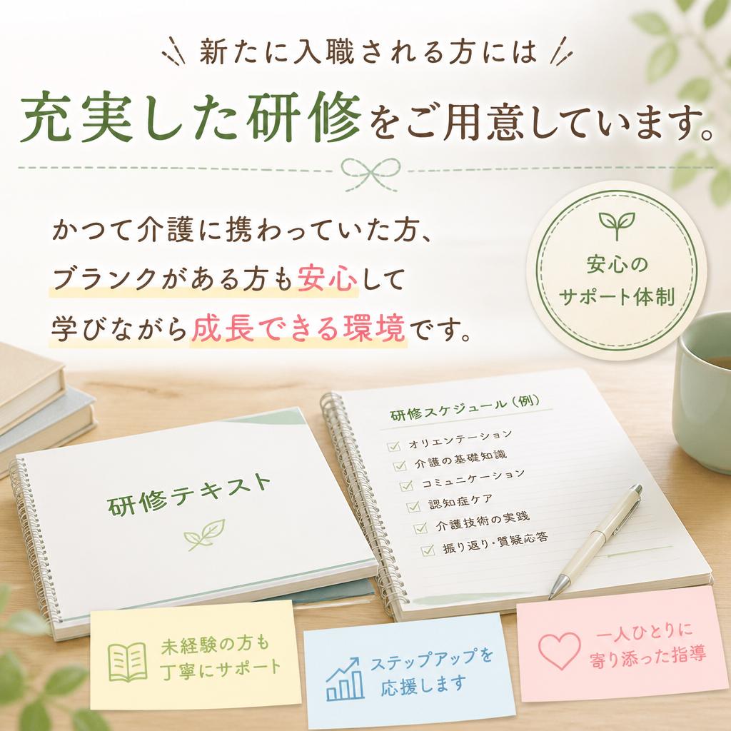 充実の研修制度