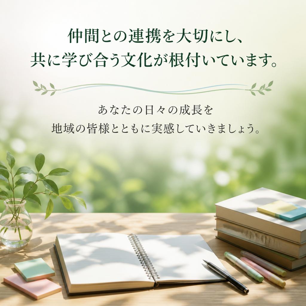 地域の仲間と共に成長