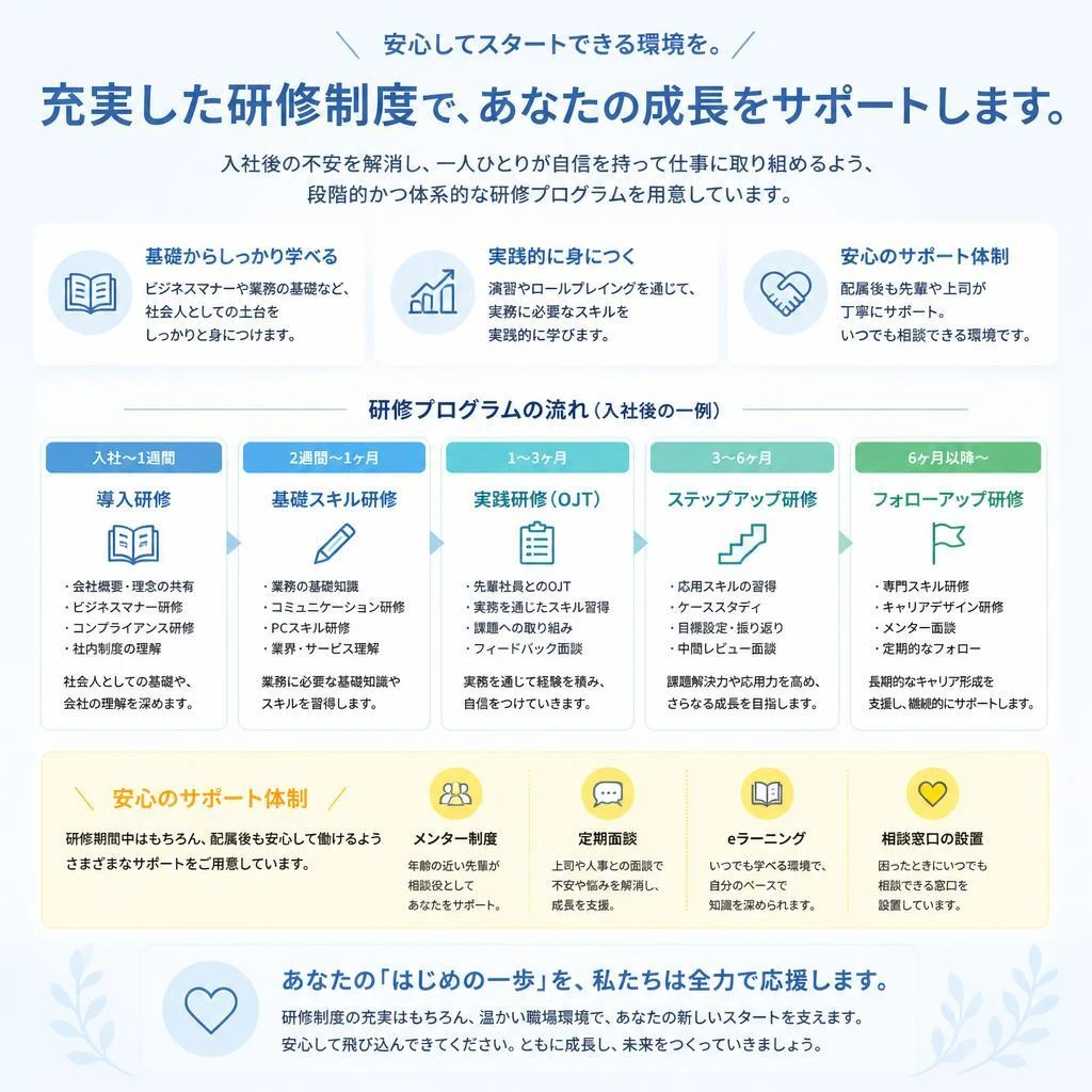 研修制度について
