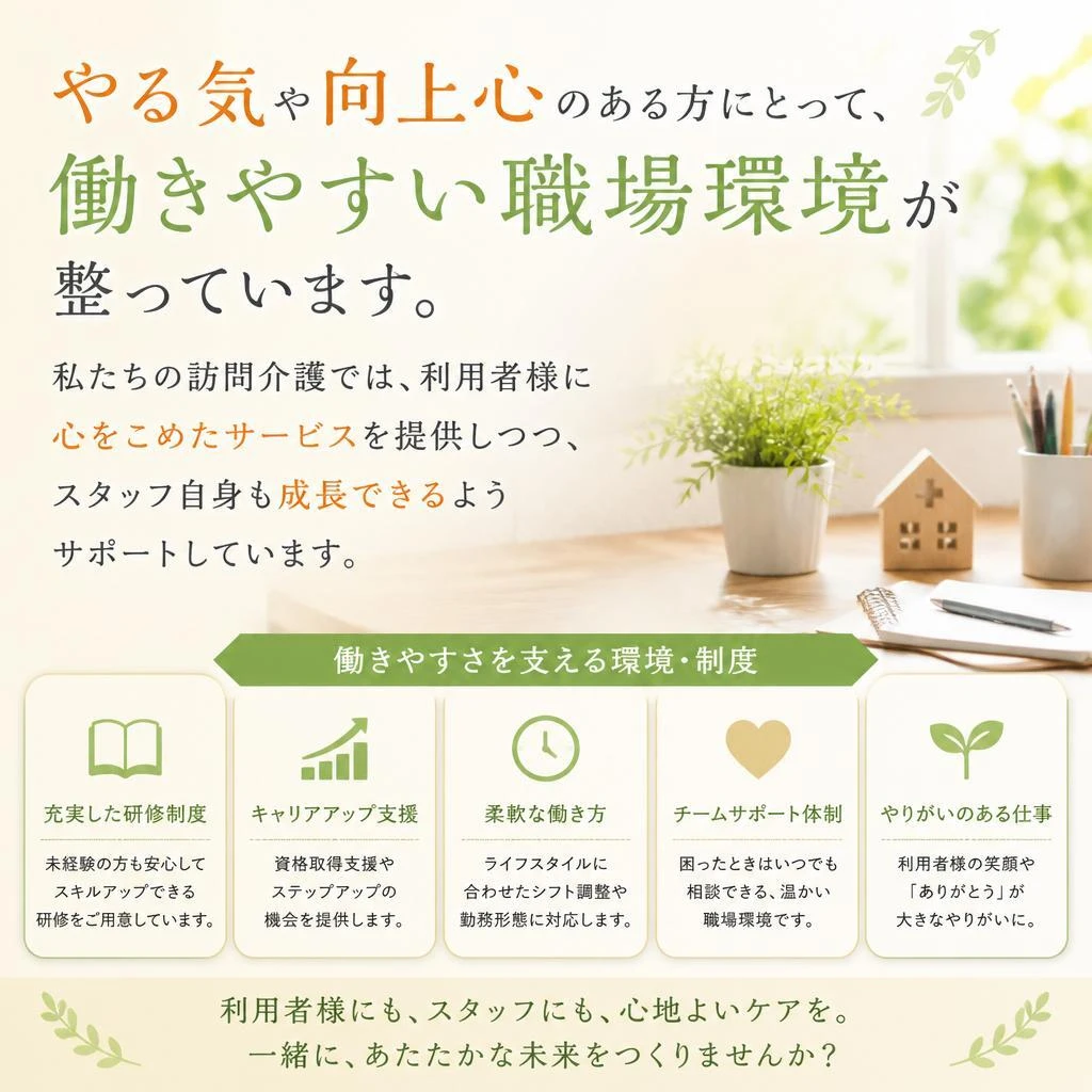 職場の魅力