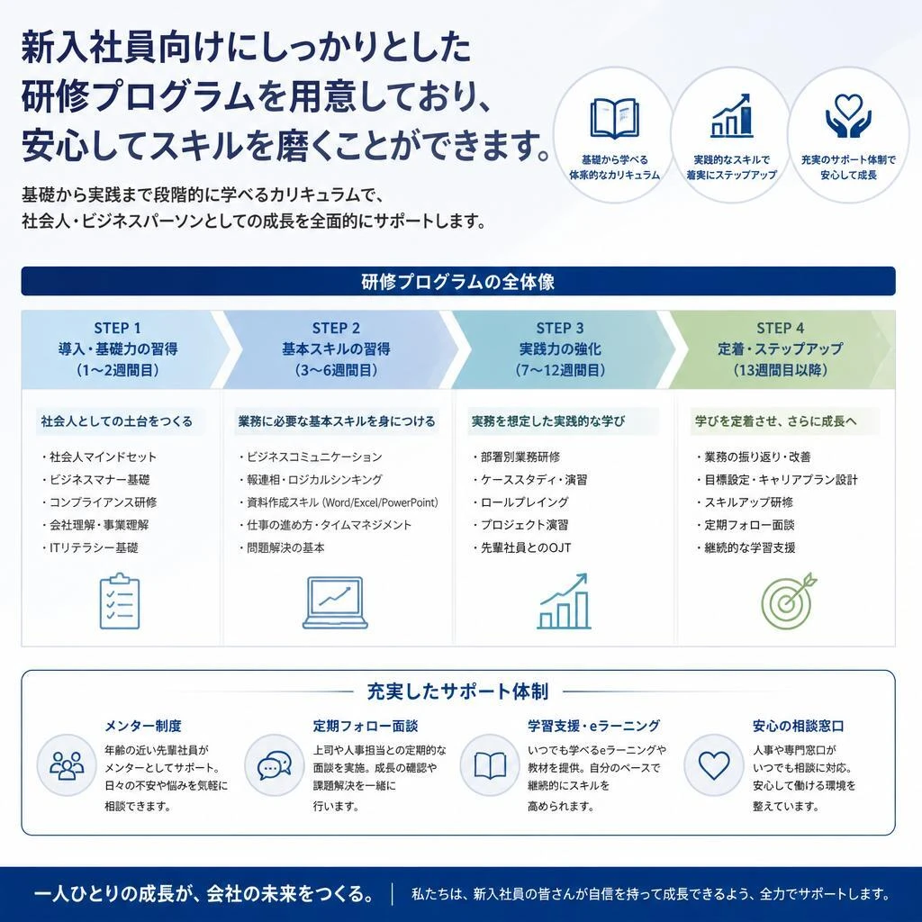 充実した研修制度