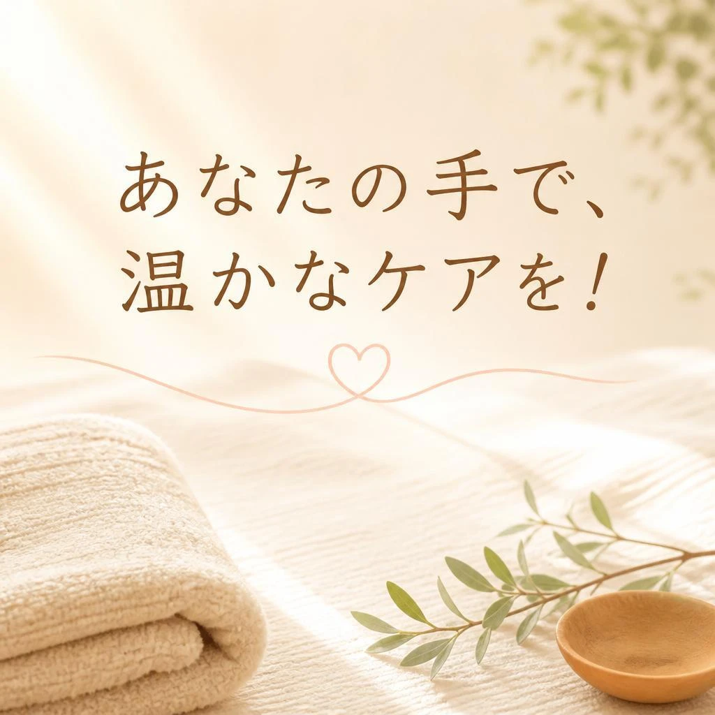 あなたの手で、温かなケアを！