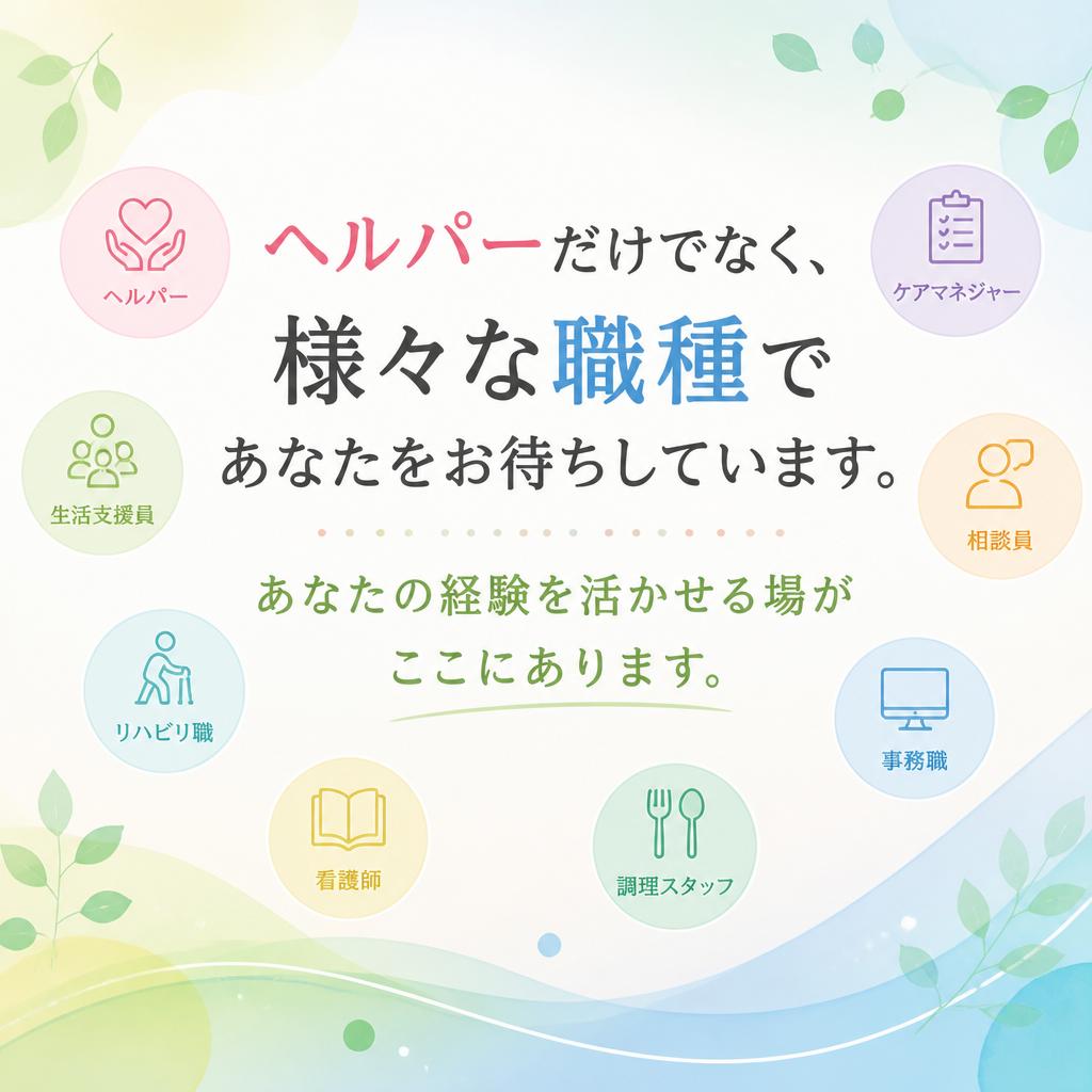 多様な求人職種