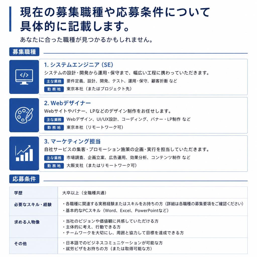 5. 募集要項