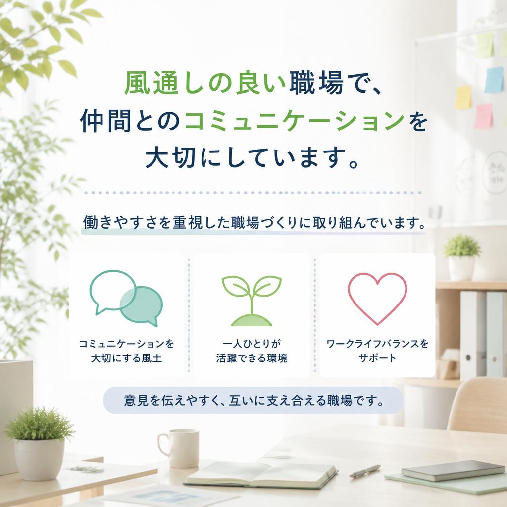働きやすい職場環境