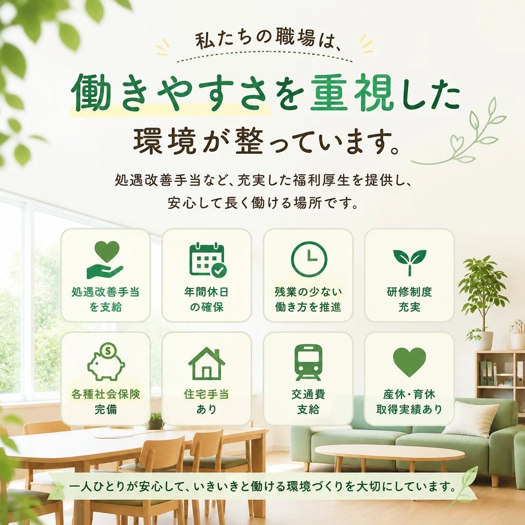 働きやすい環境