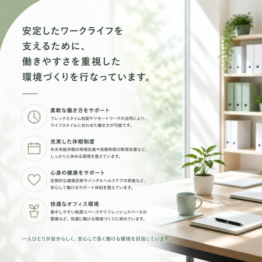職場環境の魅力