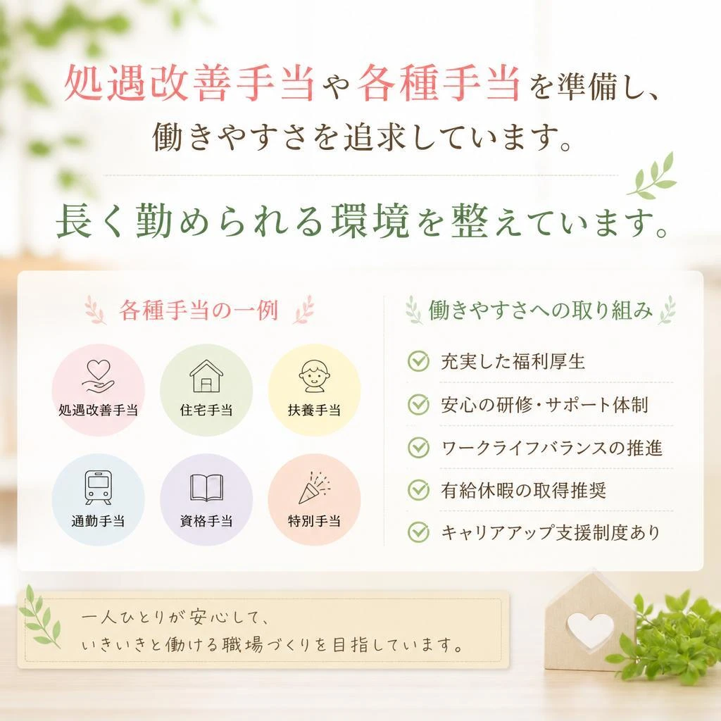 充実の福利厚生