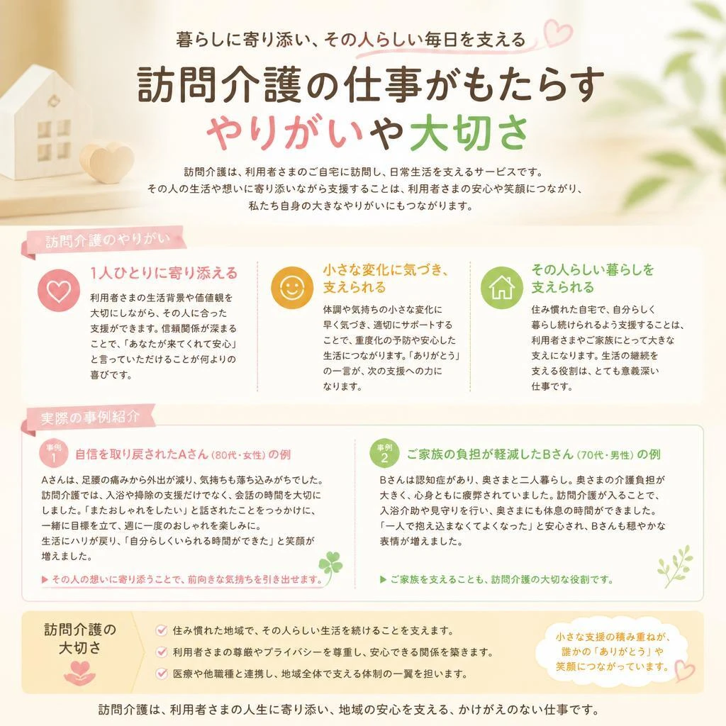 訪問介護のやりがい
