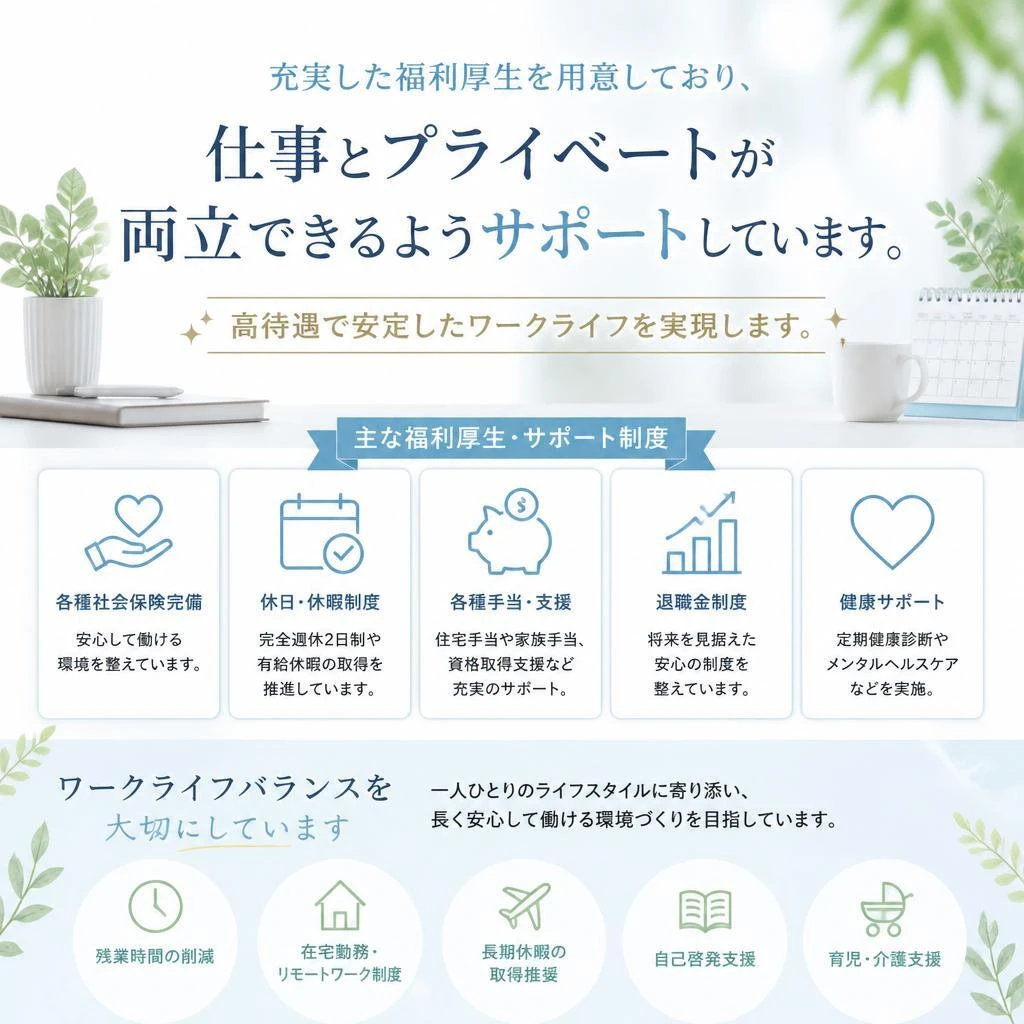 福利厚生と働きやすさ